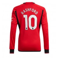 Manchester United Marcus Rashford #10 Hemmatröja 2023-24 Långa ärmar